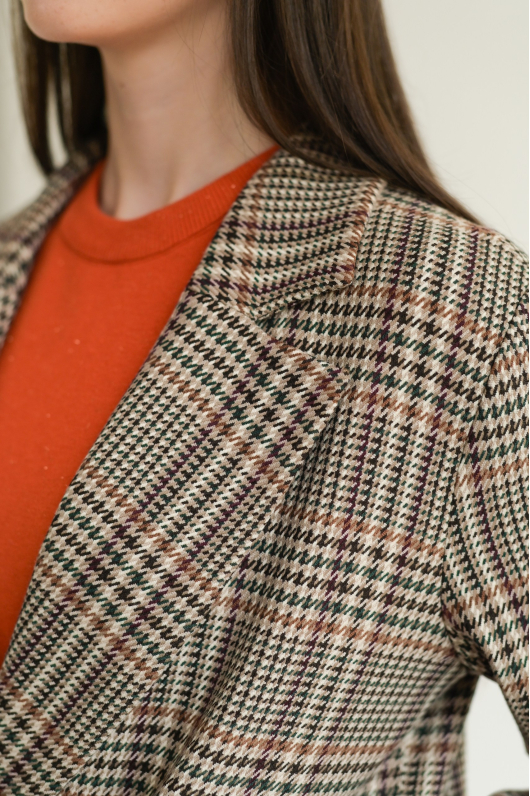 Жакет в клетку 